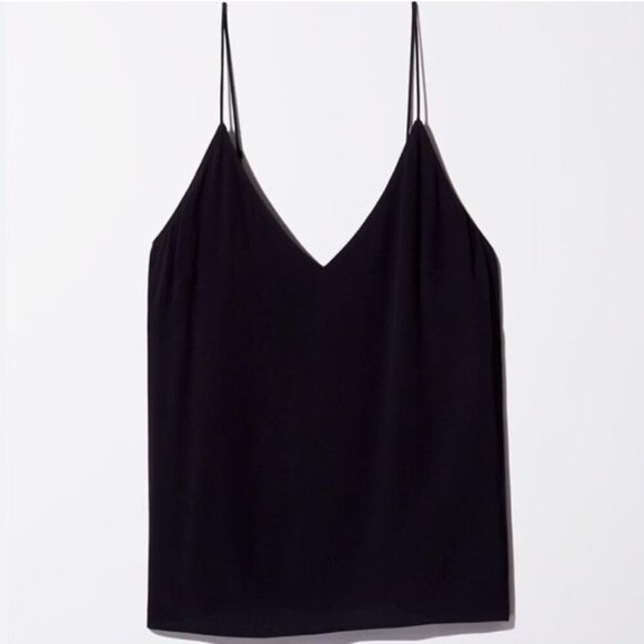 🇨🇦 Aritzia - Wilfred Free Boscono Camisole (Black) - Picture 3 of 16